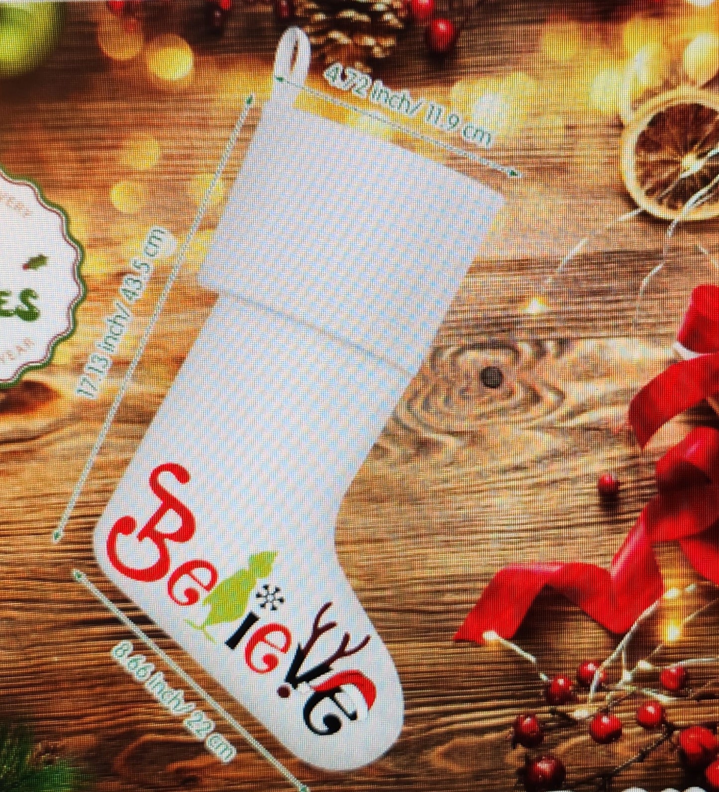 Personalized Grinch Stocking