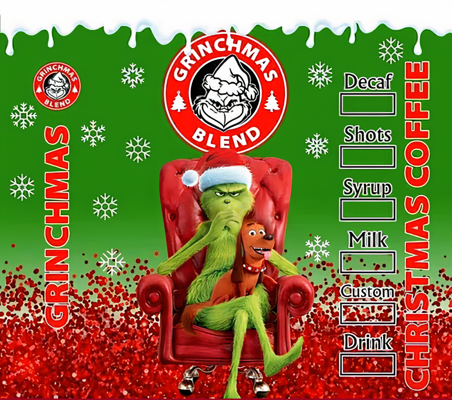 Grinch Tumblers 20 oz