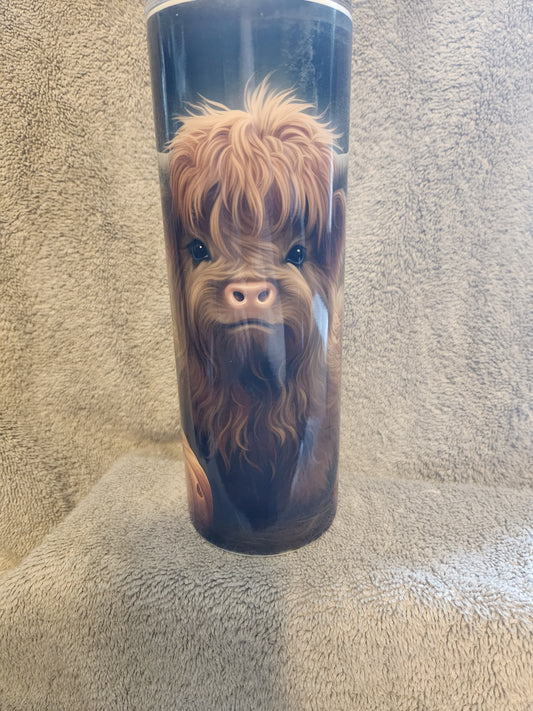 3D Cow 20 oz Tumbler